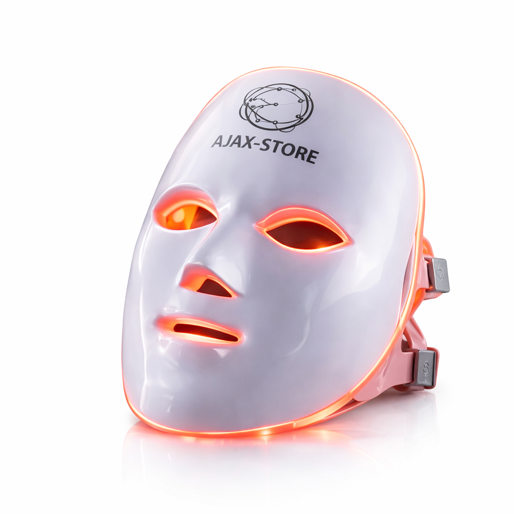 Máscara facial LED 7 colores Máscara facial LED Reparación LED Máquina de belleza de la piel Uso inalámbrico